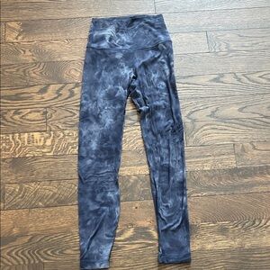 Lululemon Blue Tie-Dye Leggings